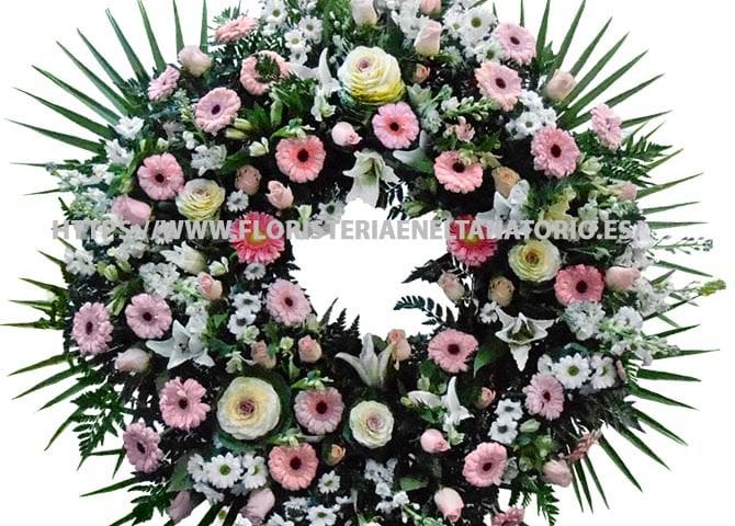 corona floral funebre para tanatorios