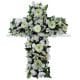 cruz floral funebre para tanatorios